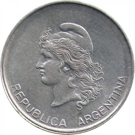 Аргентина 5 сентаво 1983 год