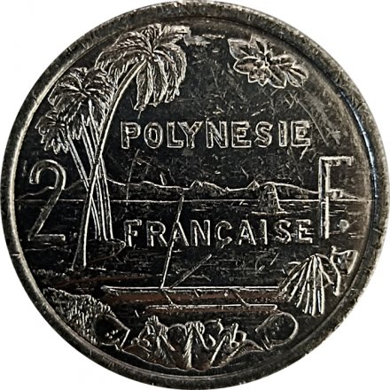 Французская Полинезия 2 франка 2015 год