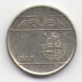 Аруба 10 центов 1987 год