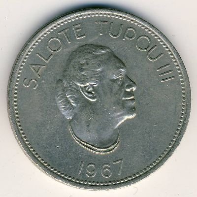 Тонга 50 сенити 1967 год - Салоте Тупоу III