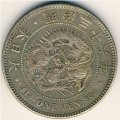 Япония 1 йена 1903 (Yr. 36) год - Муцухито (Мэйдзи)