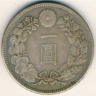Япония 1 йена 1903 (Yr. 36) год - Муцухито (Мэйдзи)