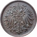 Австрия 1 геллер 1895 год