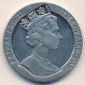 Остров Мэн 1 крона 1987 год - Регата Кубок Америки. Фримантл 1987