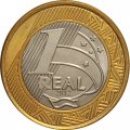 Бразилия 1 реал 2012 год - Эстафета передачи олимпийского флага, Рио 2016