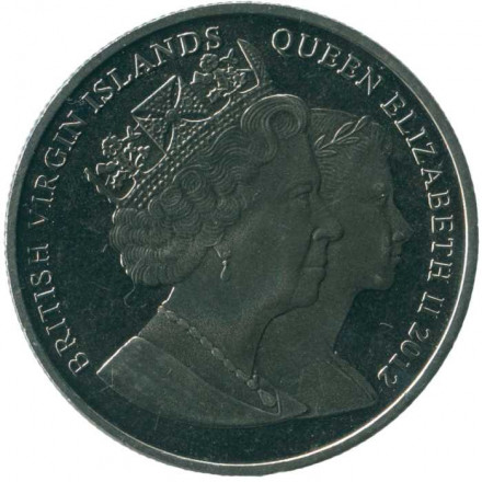 Виргинские острова 1 доллар 2012 год - XXX летние Олимпийские Игры - Фехтование