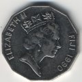 Фиджи 50 центов 1990 год