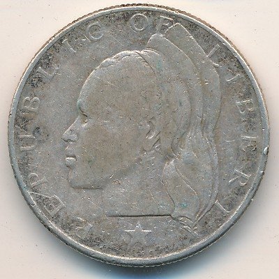 Либерия 50 центов 1960 год