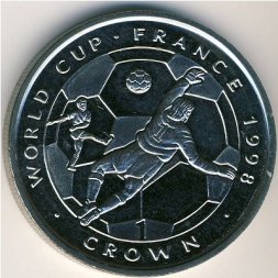 Остров Мэн 1 крона 1998 год
