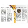 Малайзия 1 ринггит 2017 год - 29-е Южно-Азиатские игры и 9-е АСЕАН пара-игры (в буклете)