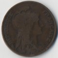 Франция 10 сантимов 1902 год