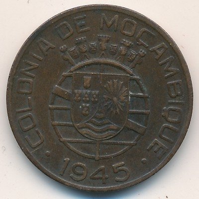 Мозамбик 1 эскудо 1945 год