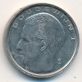 Бельгия 1 франк 1990 год BELGIE