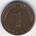 ФРГ 1 пфенниг 1996 год (D)