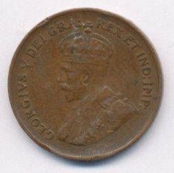 Канада 1 цент 1933 год