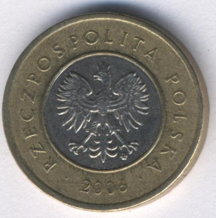 Польша 2 злотых 2006 год Герб