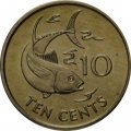 Сейшелы 10 центов 1997 год