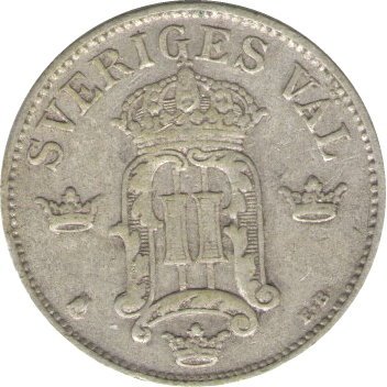 Швеция 10 эре 1907 год