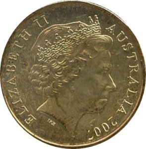 Австралия 1 доллар 2007 год - 75 лет мосту Харбор-Бридж в Сиднее - М