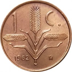 Мексика 1 сентаво 1962 год UNC
