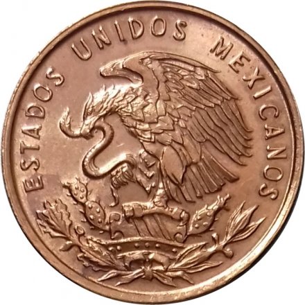 Мексика 1 сентаво 1962 год UNC