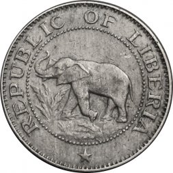 Либерия 5 центов 1961 год