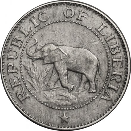Либерия 5 центов 1961 год