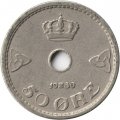 Норвегия 50 эре 1939 год