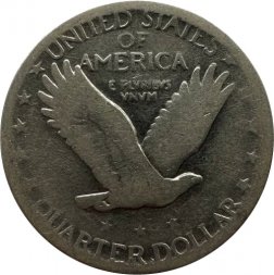 США 25 центов (1/4 доллара) 1928 год (D)