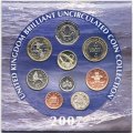 Набор из 9 монет Великобритания 2007 год (в буклете)