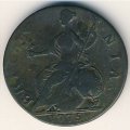 Великобритания 1/2 пенни 1775 год