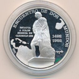 Куба 10 песо 1991 год