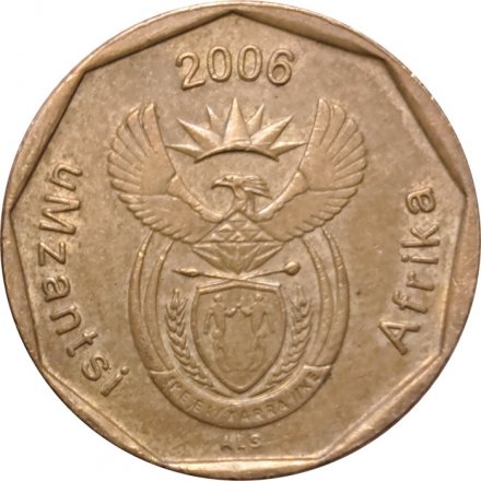ЮАР 20 центов 2006 год - Королевская протея