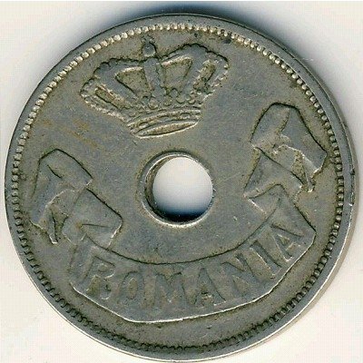 Румыния 20 бани 1906 год (без отметки МД)