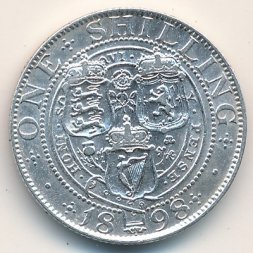 Великобритания 1 шиллинг 1898 год