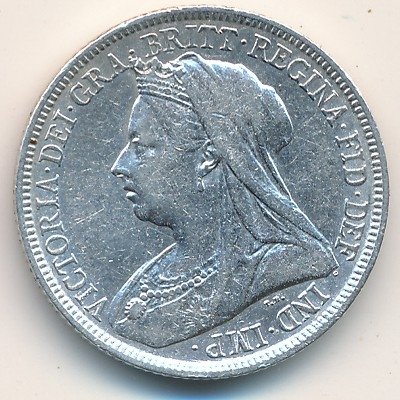 Великобритания 1 шиллинг 1898 год