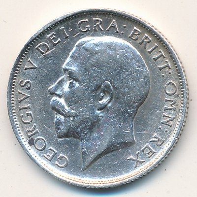 Великобритания 1 шиллинг 1919 год