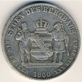 Саксония 1 талер 1860 год