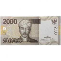 Индонезия 2000 рупий 2009 год - UNC