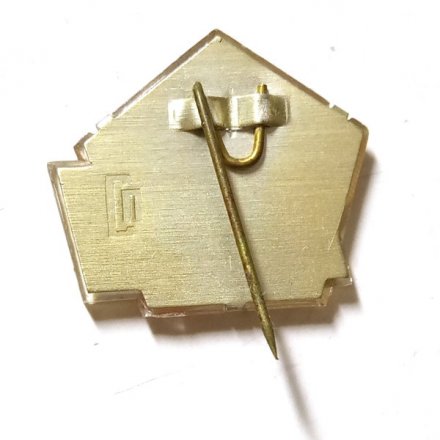 Значок-иголка Ленин. Вождь мирового пролетариата. Переливной