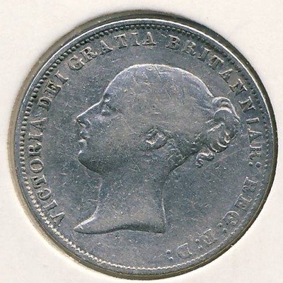 Великобритания 6 пенсов 1864 год