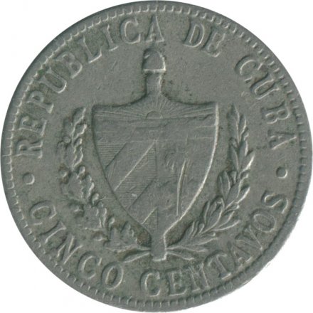 Куба 5 сентаво 1960 год