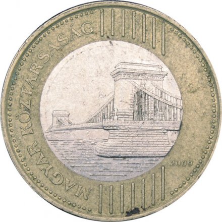 Венгрия 200 форинтов 2009 год