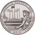 США 25 центов 2019 год - Американский мемориальный парк (D)
