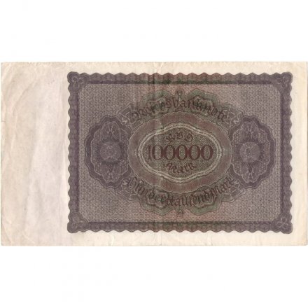 Германия (Веймарская Республика) 100000 марок 1923 год - VF