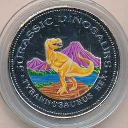 Экваториальная Гвинея 1000 франков 1993 год - Динозавры Юрского периода. Тираннозавр Рекс