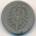 Германия 5 пфеннигов 1874 год (A)