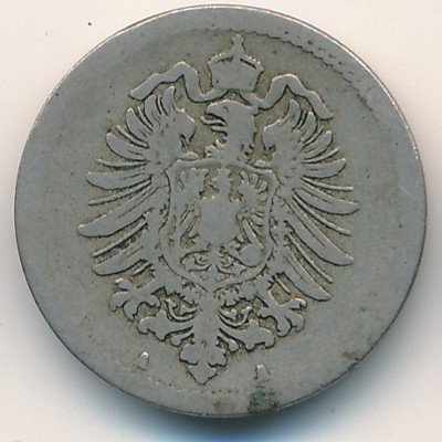 Германия 5 пфеннигов 1874 год (A)