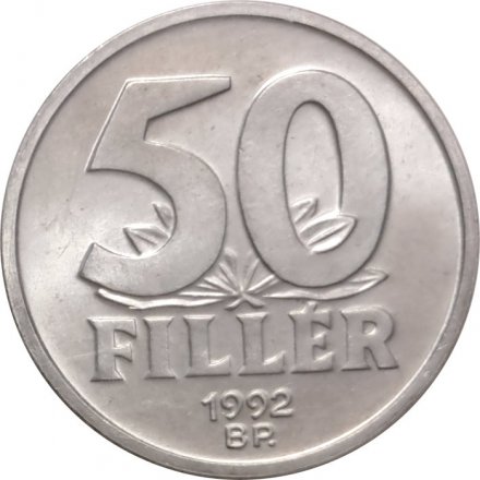 Венгрия 50 филлеров 1992 год - Мост UNC