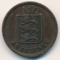 Гернси 2 дубля 1874 год